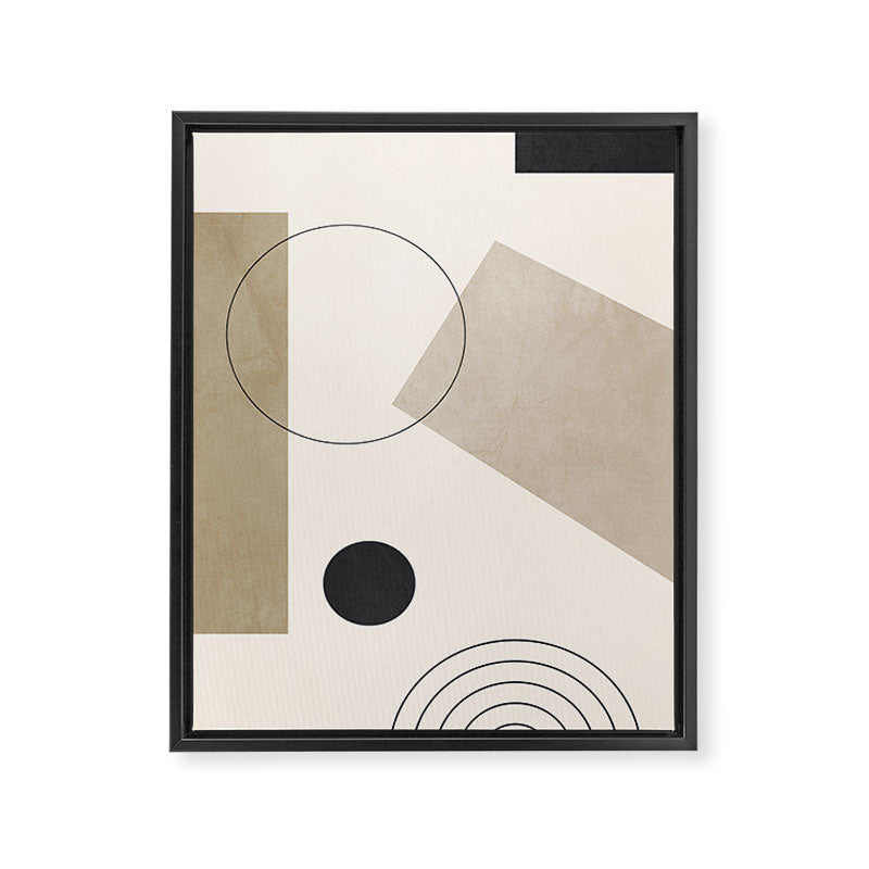 Minimal Geometric 36 Framed Canvas Print Gallery Image 6