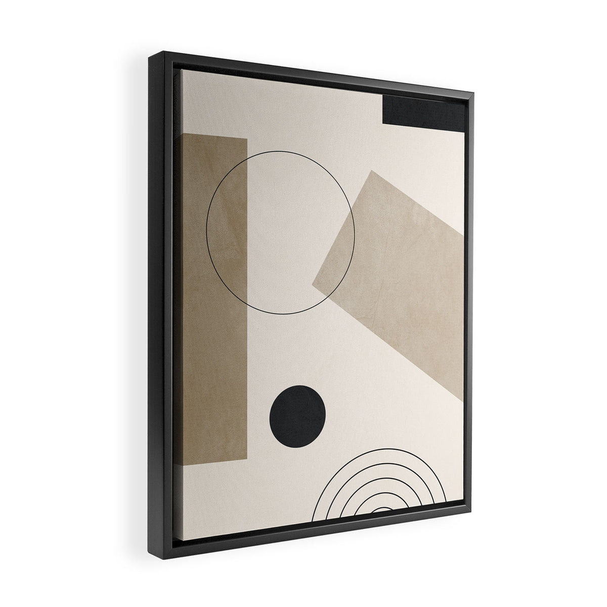 Minimal Geometric 36 Framed Canvas Print Gallery Image 2
