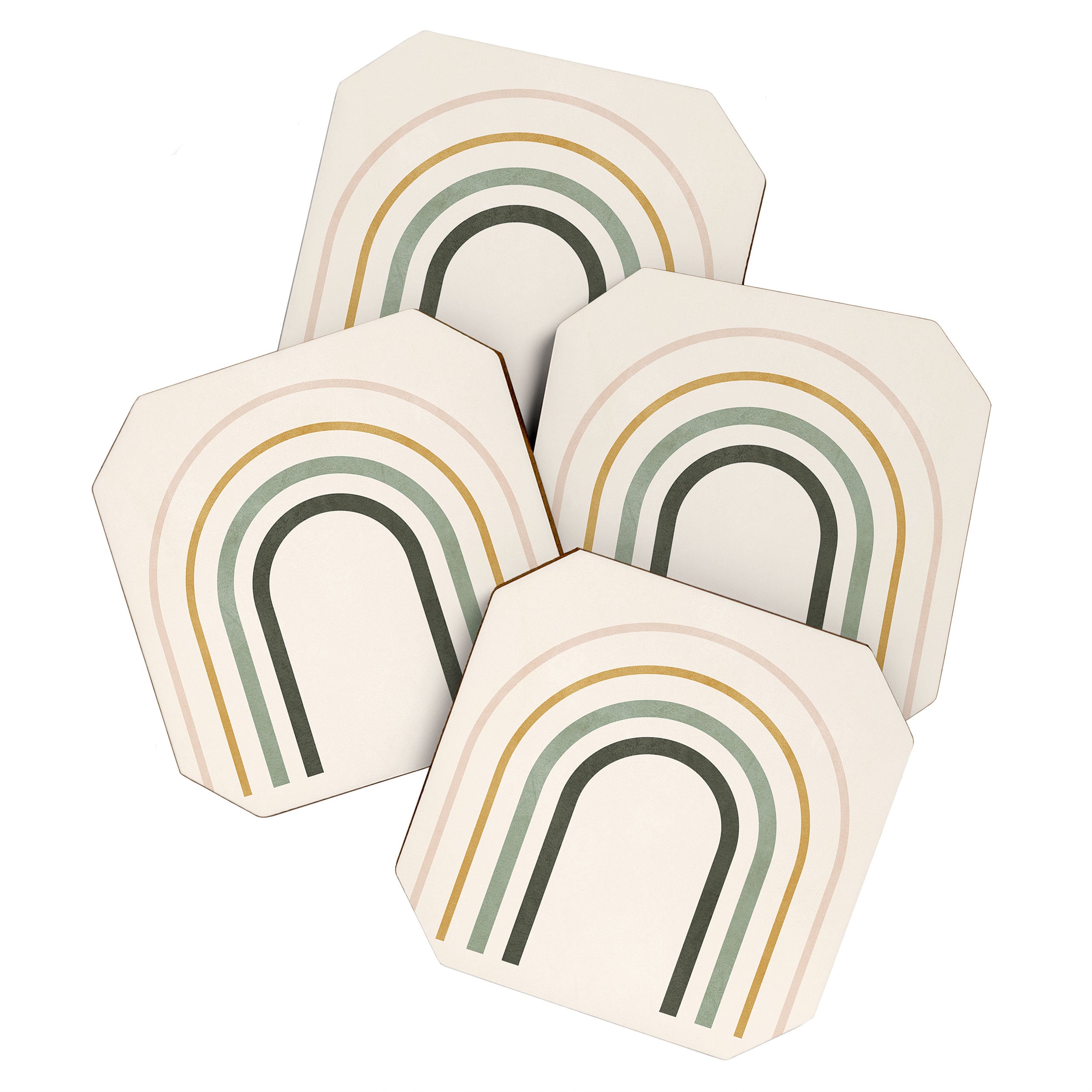 Minimal Geometric 50 Coaster Gallery Image 1