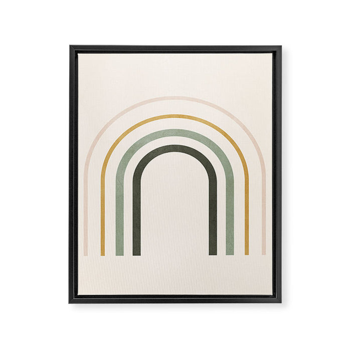 Minimal Geometric 50 Framed Canvas Print Gallery Image 1