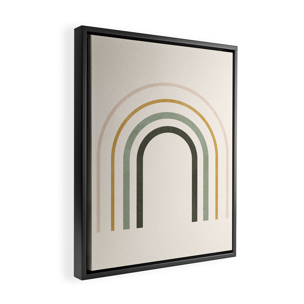 Minimal Geometric 50 Framed Canvas Print Gallery Image 2