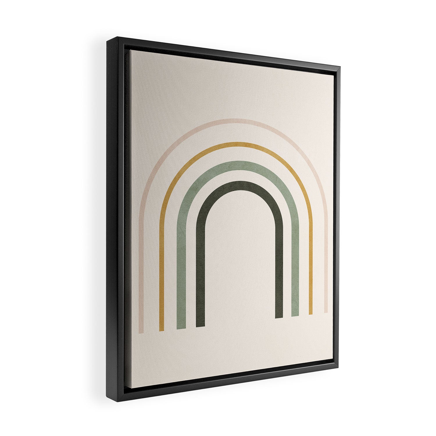 Minimal Geometric 50 Framed Canvas Print Gallery Image 2