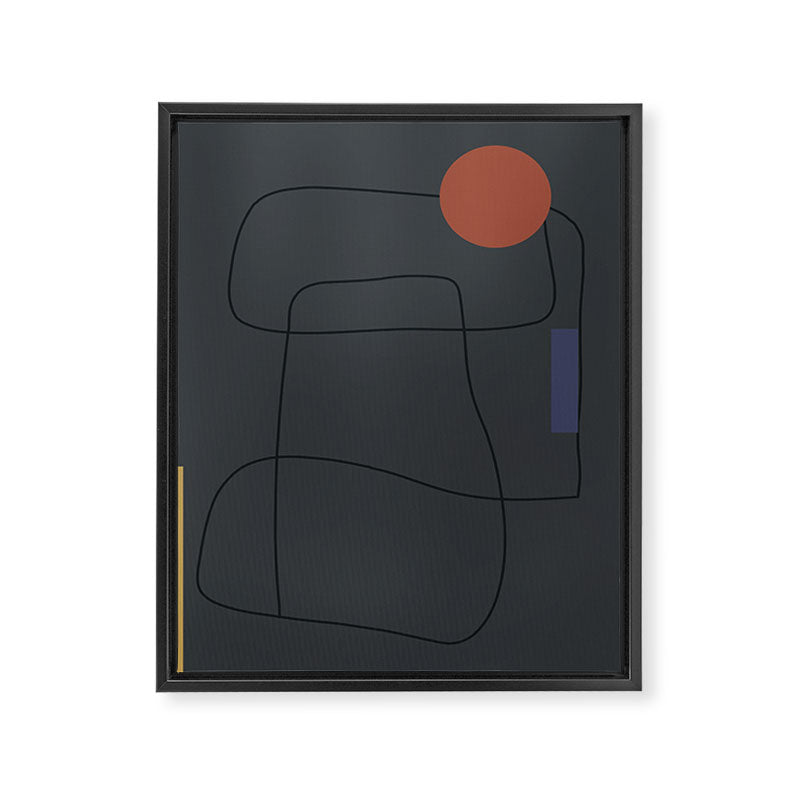 Minimal Geometric 61 Framed Canvas Print Gallery Image 8