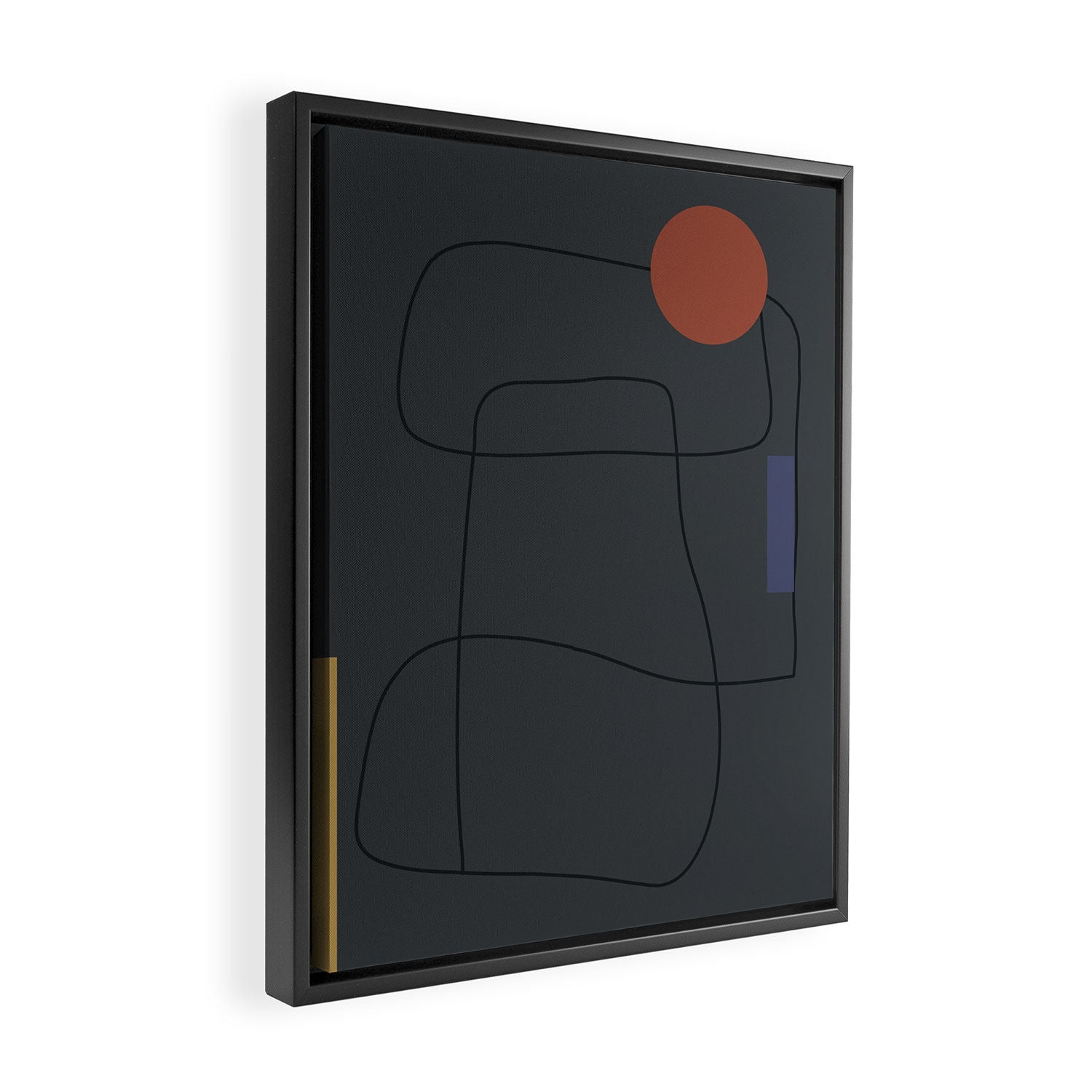Minimal Geometric 61 Framed Canvas Print Gallery Image 2