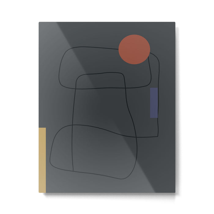 Minimal Geometric 61 Metal Print Gallery Image 1