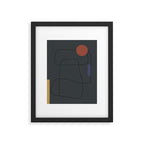 Minimal Geometric 61 Framed Art Print Gallery Image 6