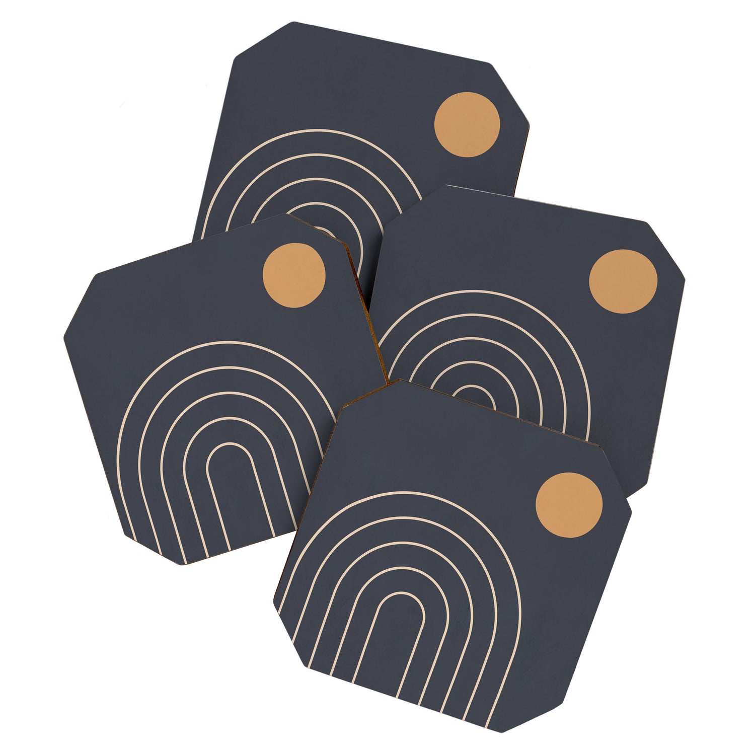 Minimal Geometric 84 Coaster Gallery Image 1