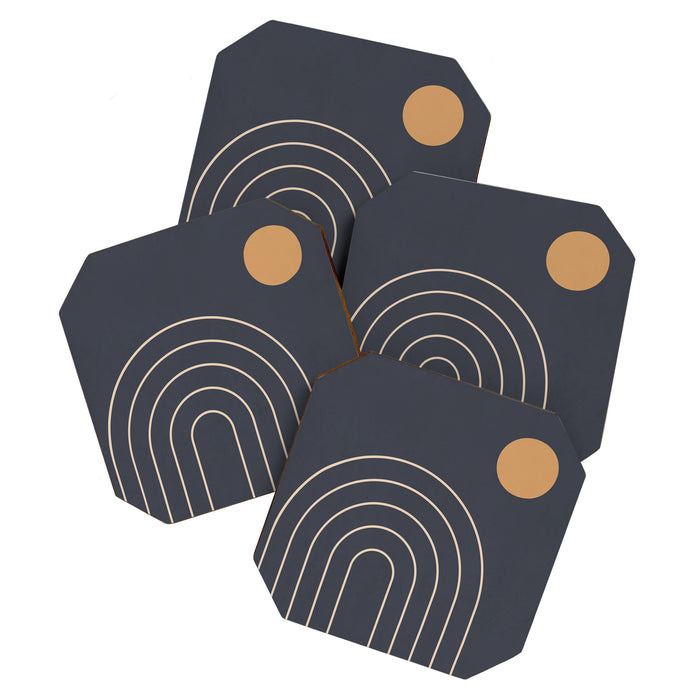 Minimal Geometric 84 Coaster Gallery Image 1