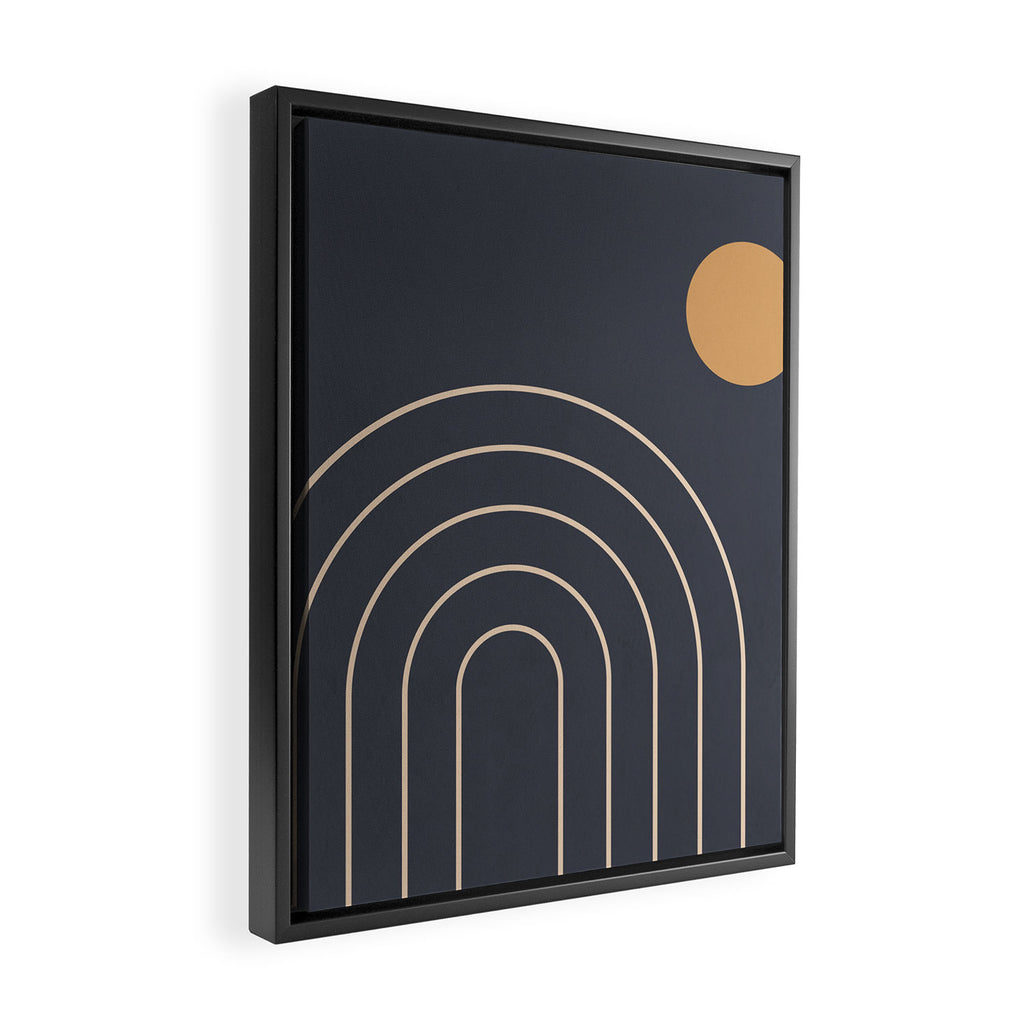 Minimal Geometric 84 Framed Canvas Print Gallery Image 2