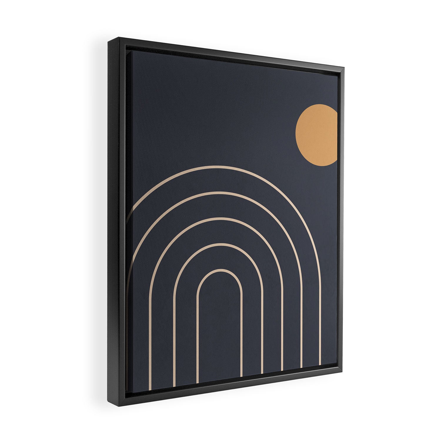 Minimal Geometric 84 Framed Canvas Print Gallery Image 2