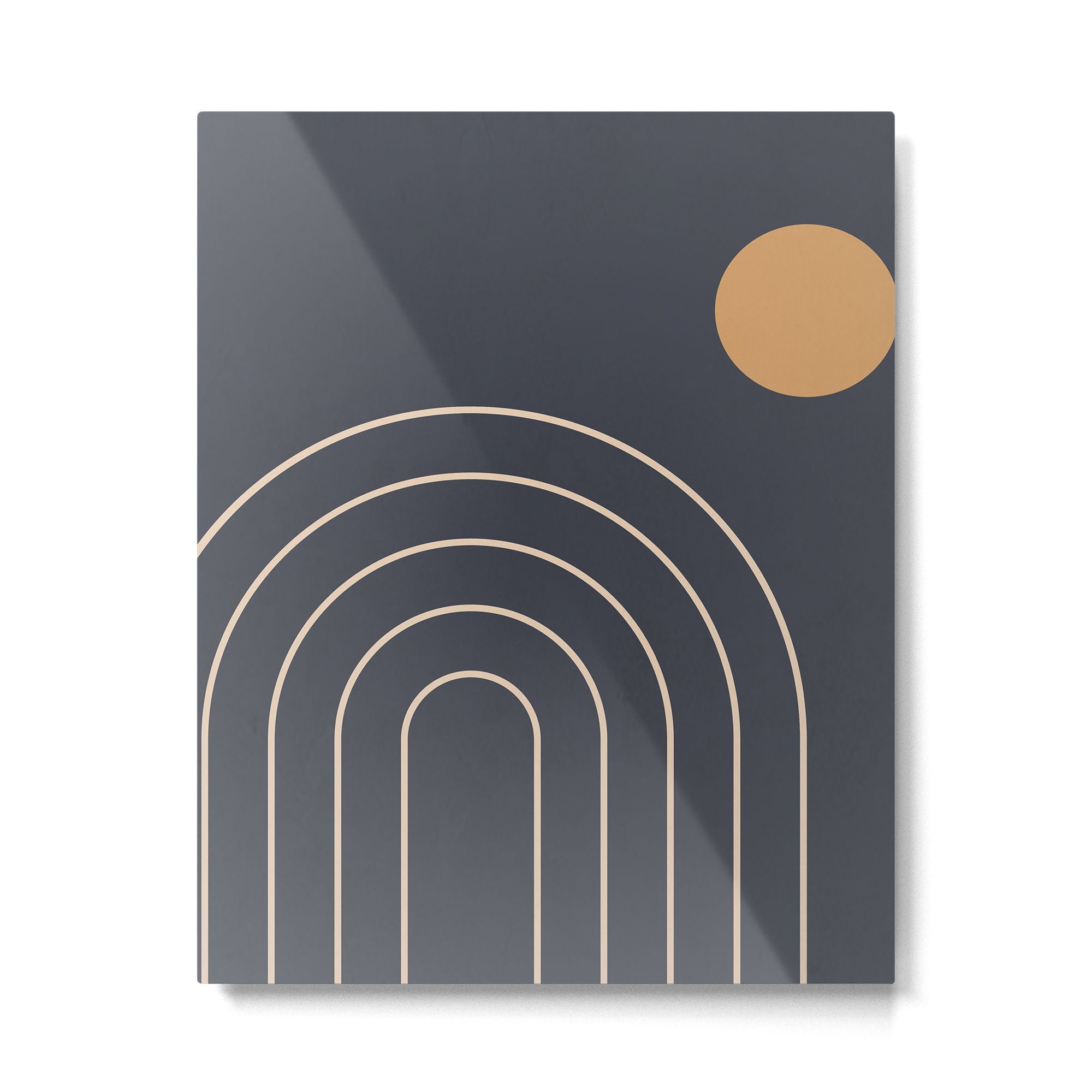 Minimal Geometric 84 Metal Print Gallery Image 6