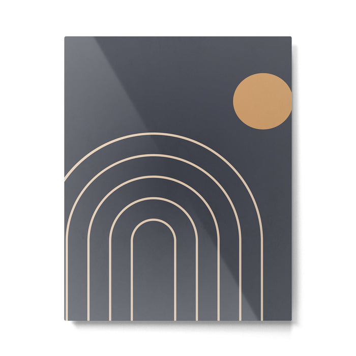 Minimal Geometric 84 Metal Print Gallery Image 1