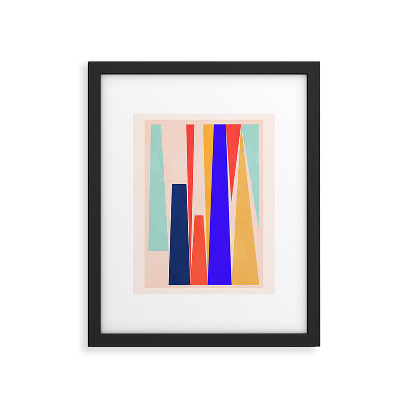 Minimal Geometric Abstraction 100 Framed Art Print Gallery Image 5