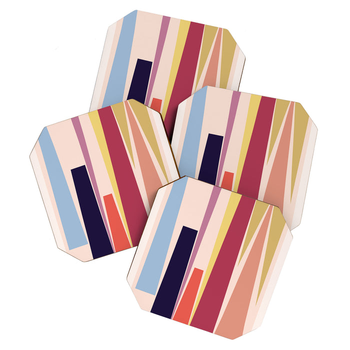 Minimal Geometric Abstraction 101 Coaster Gallery Image 1