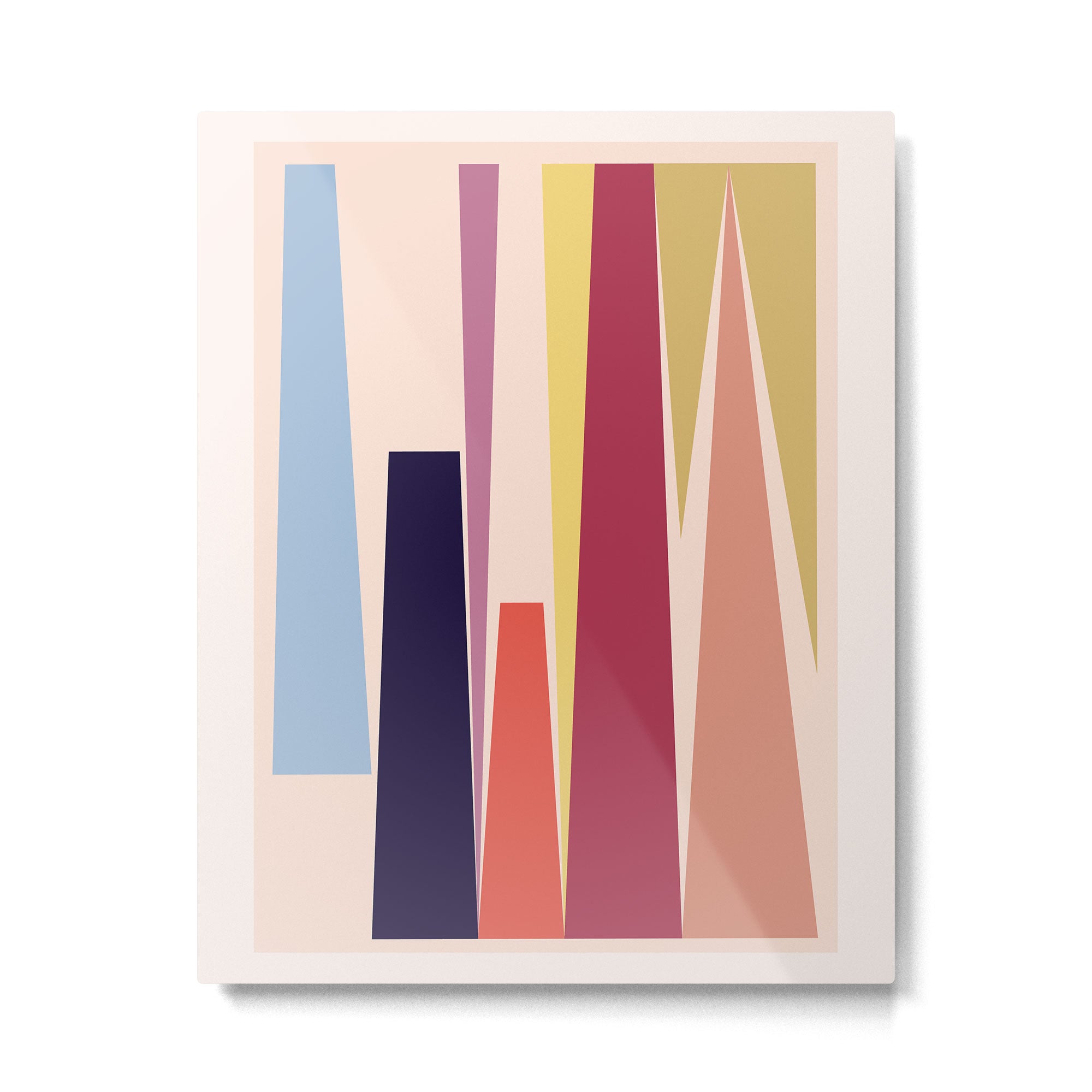 Minimal Geometric Abstraction 101 Metal Print Gallery Image 4