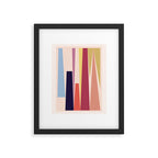 Minimal Geometric Abstraction 101 Framed Art Print Gallery Image 5