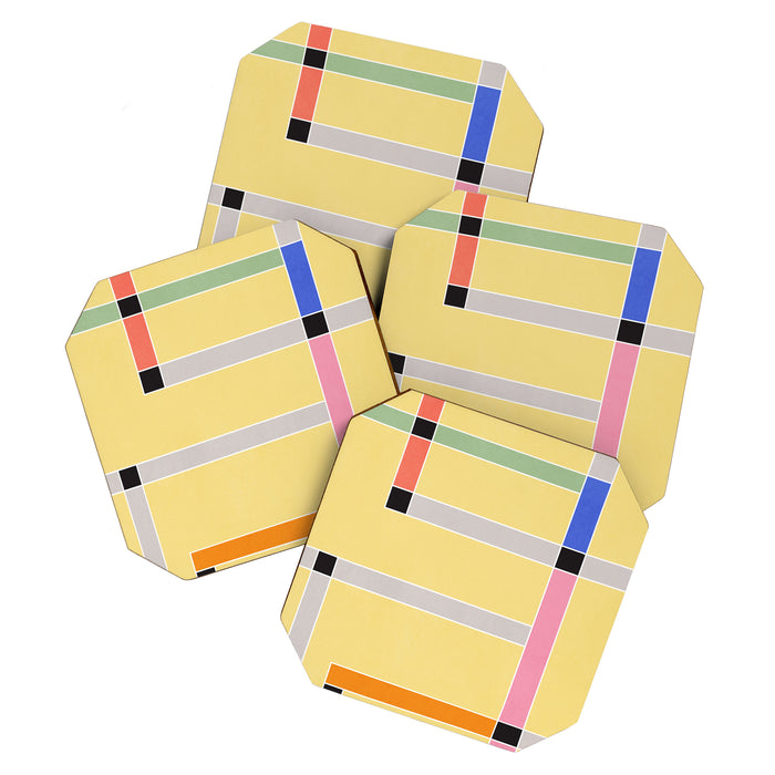 Minimal Geometric Abstraction 63 Coaster Gallery Image 1