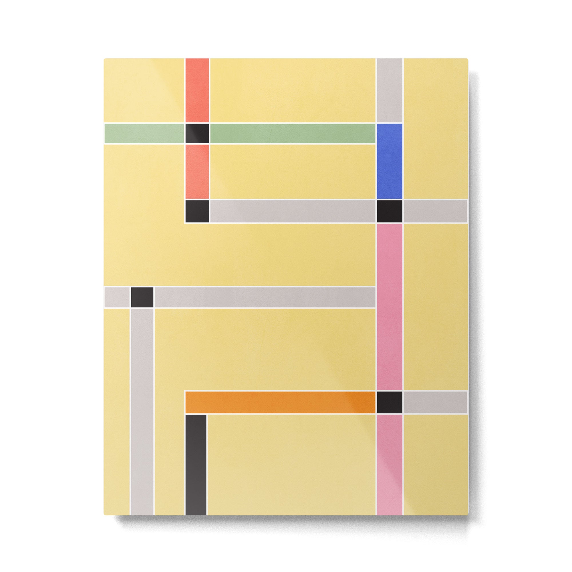 Minimal Geometric Abstraction 63 Metal Print Gallery Image 4