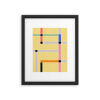 Minimal Geometric Abstraction 63 Framed Art Print Gallery Image 5