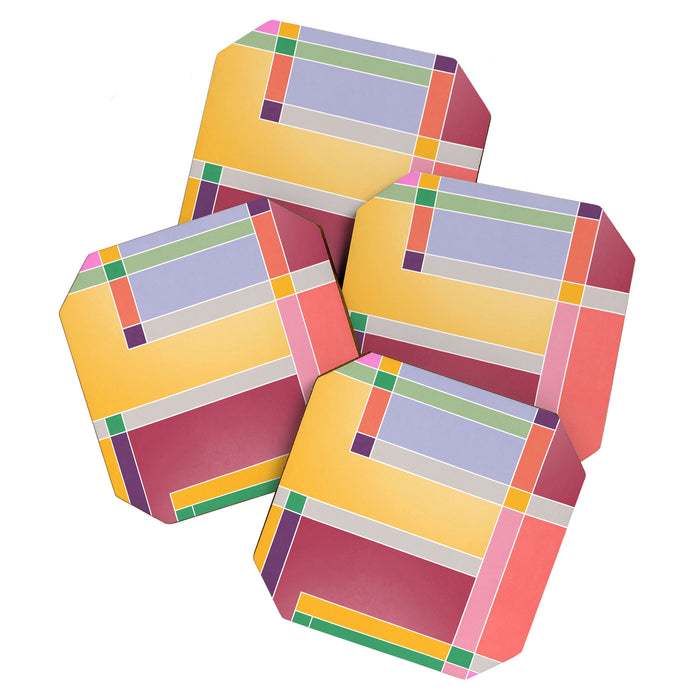 Minimal Geometric Abstraction 71 Coaster Gallery Image 1