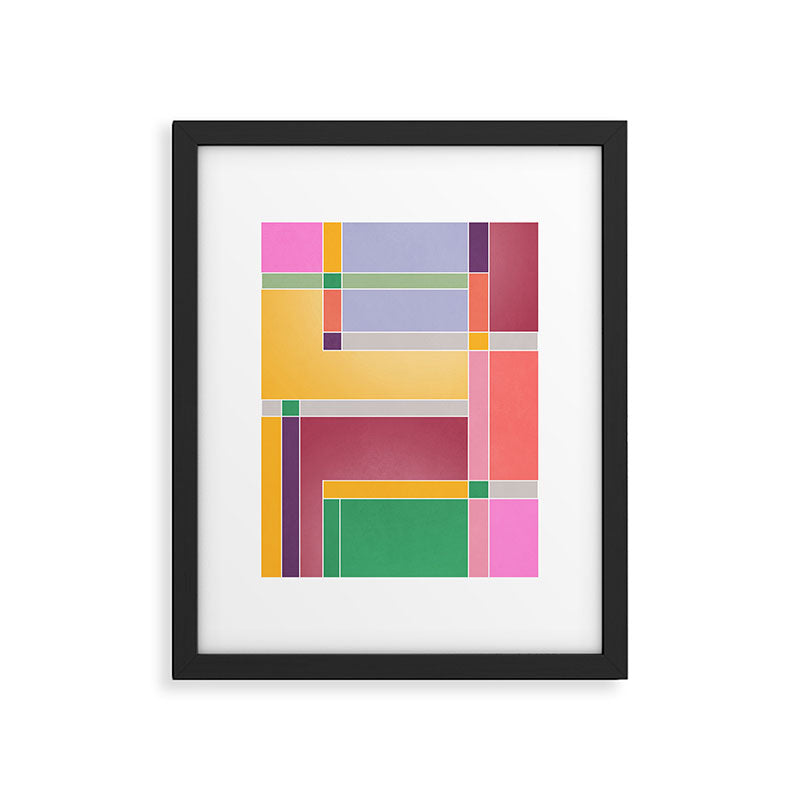 Minimal Geometric Abstraction 71 Framed Art Print Gallery Image 5