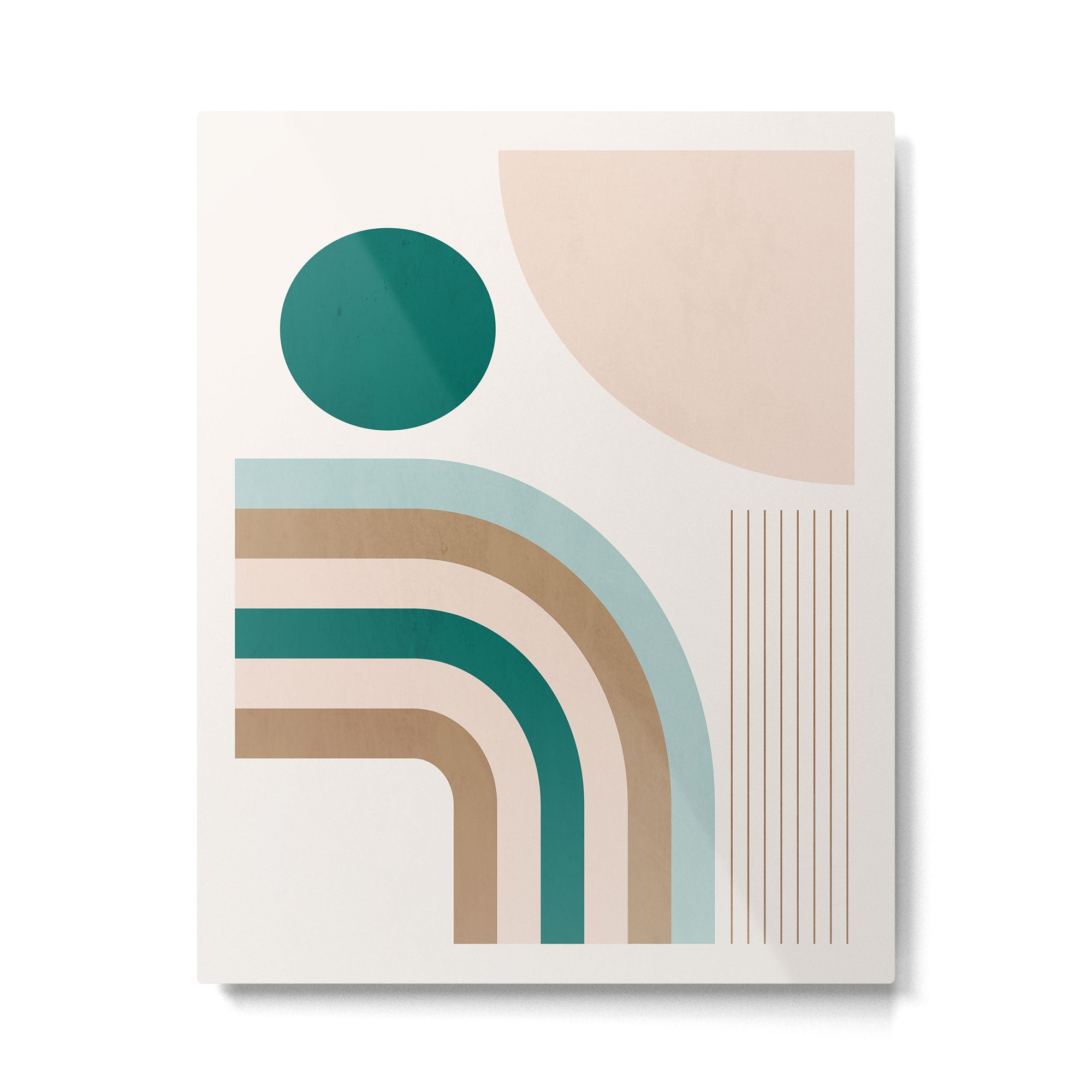 Minimal Geometric Abstraction 84 Metal Print Gallery Image 4