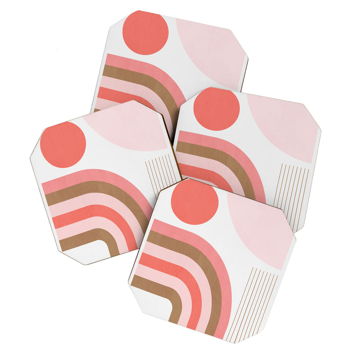Minimal Geometric Abstraction 89 Coaster Gallery Image 1