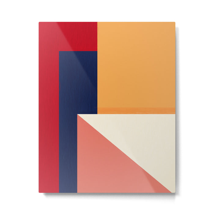 Minimal Geometric Abstraction 95 Metal Print Gallery Image 1