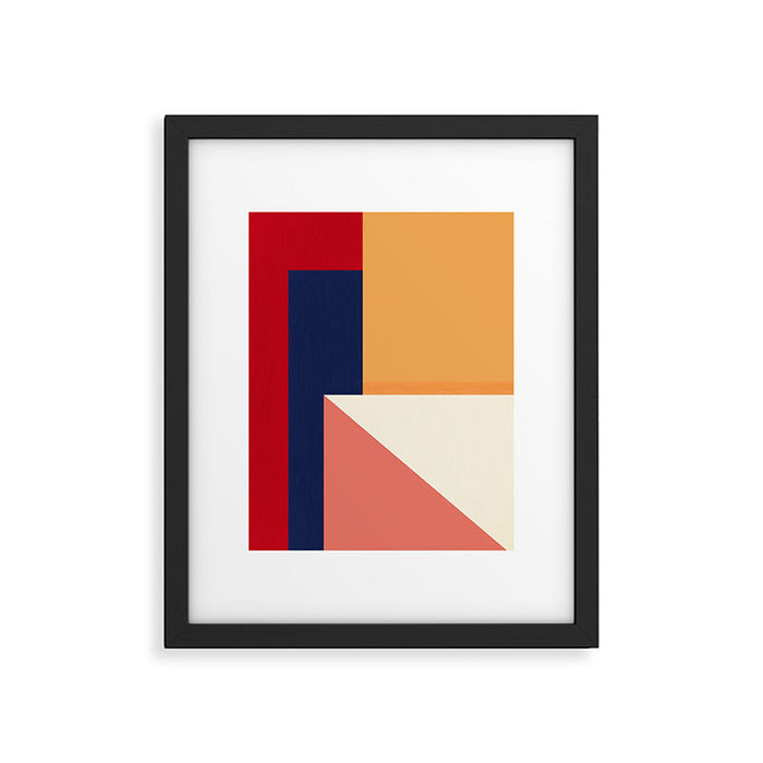 Minimal Geometric Abstraction 95 Framed Art Print Gallery Image 1