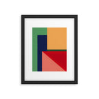 Minimal Geometric Abstraction 97 Framed Art Print Gallery Image 5