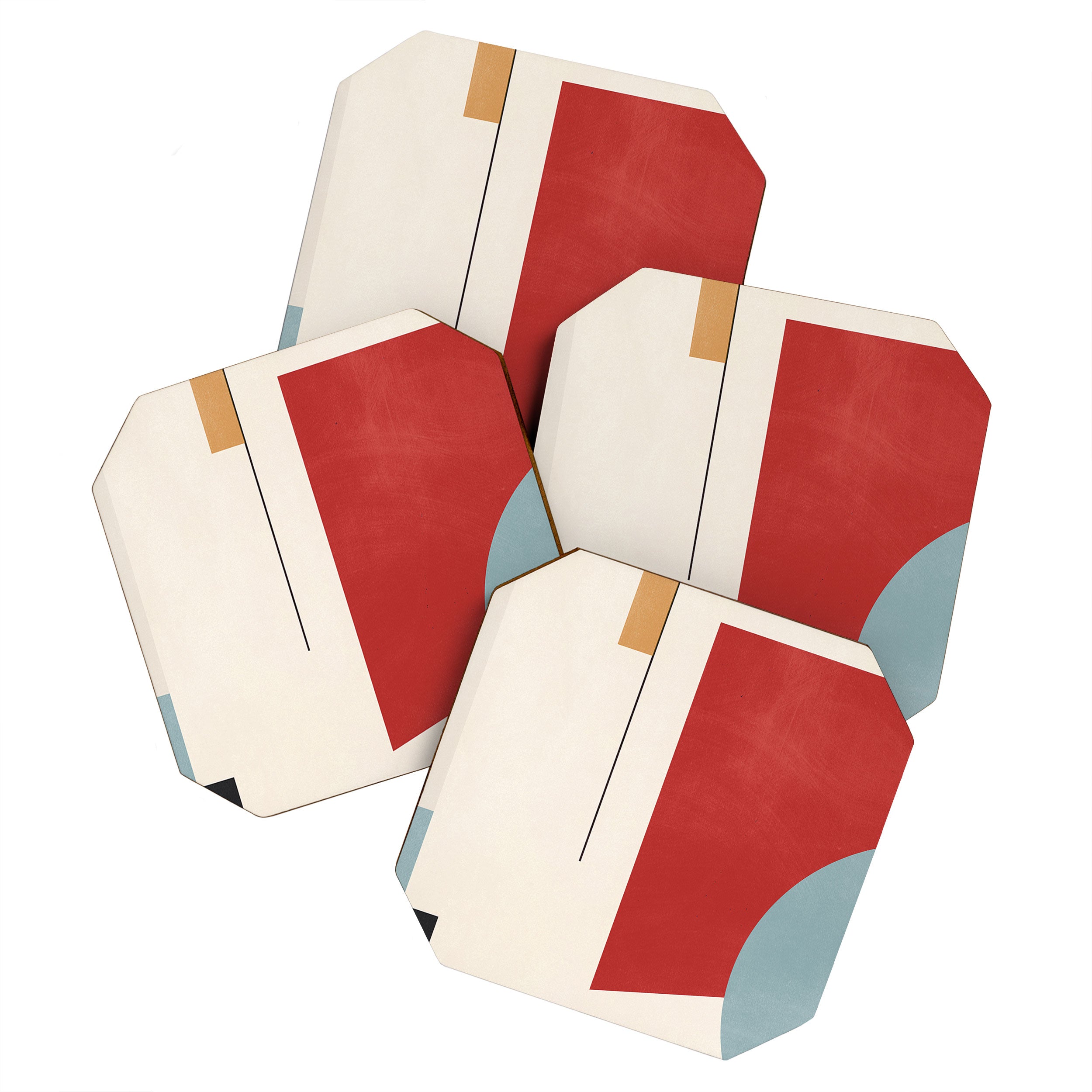 Minimal Geometric Abstraction 28 Coaster Gallery Image 1