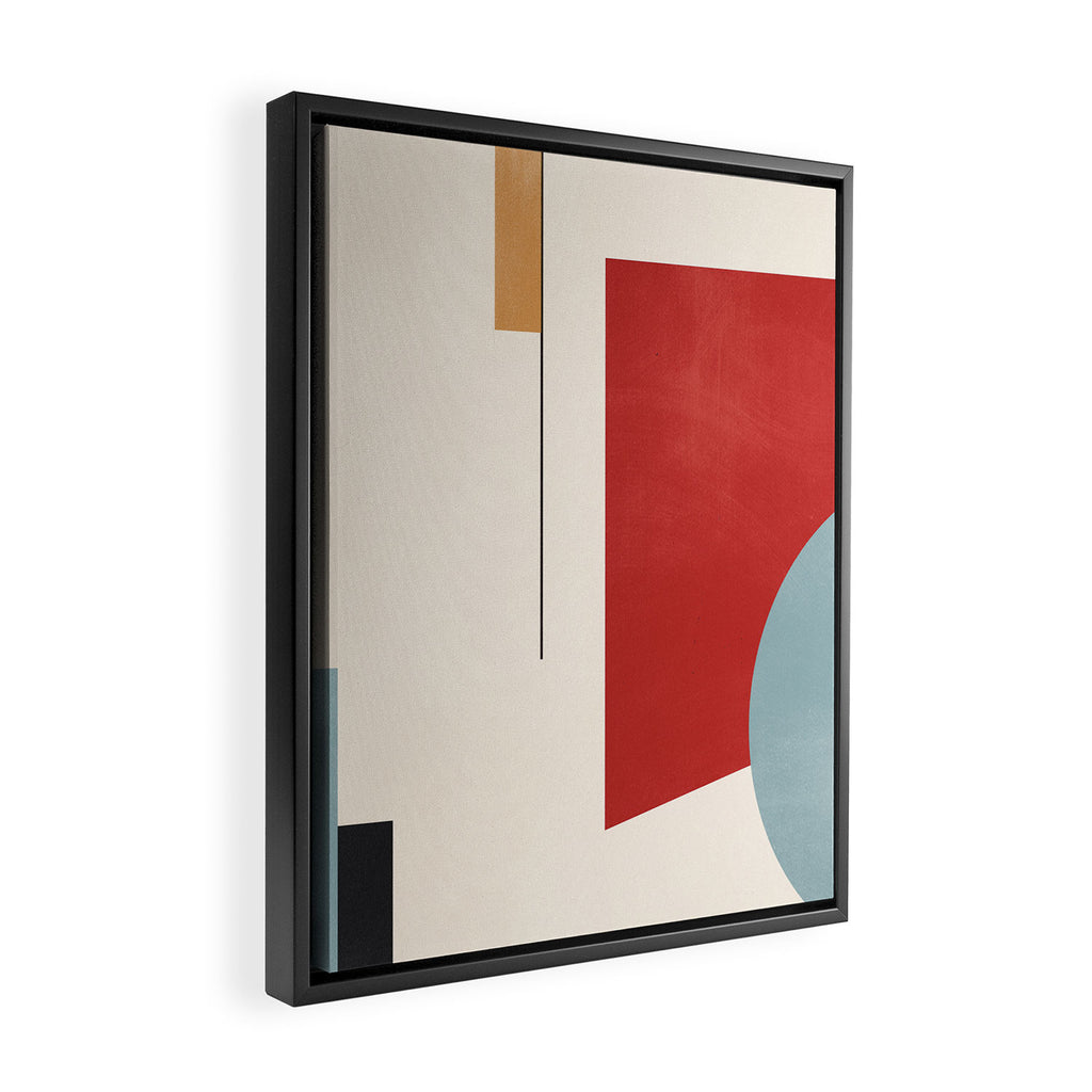 Minimal Geometric Abstraction 28 Framed Canvas Print Gallery Image 2