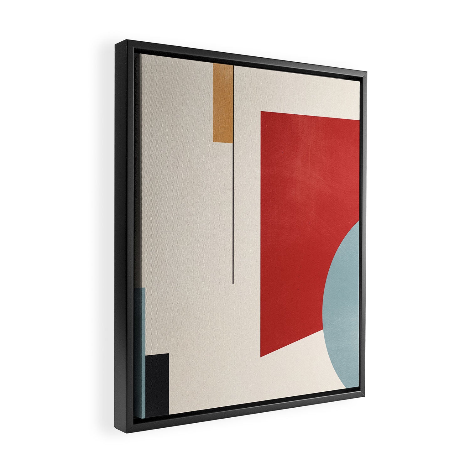 Minimal Geometric Abstraction 28 Framed Canvas Print Gallery Image 2