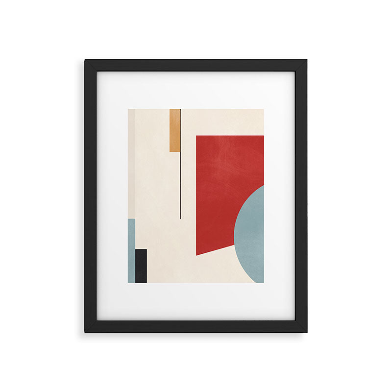 Minimal Geometric Abstraction 28 Framed Art Print Gallery Image 5