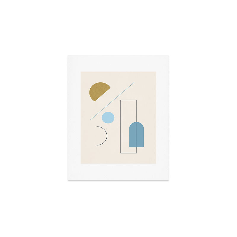 minimal geometric art 3 Art Print Gallery Image 1
