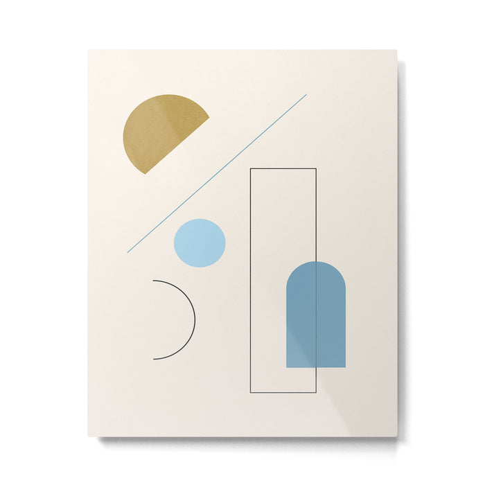 minimal geometric art 3 Metal Print Gallery Image 1