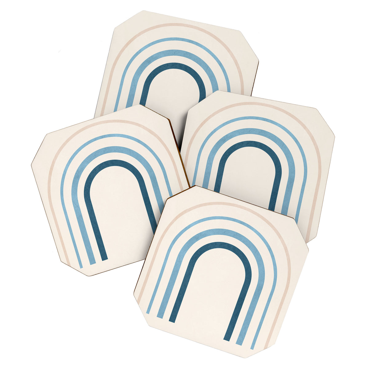 minimal geometric art 4 Coaster Gallery Image 1
