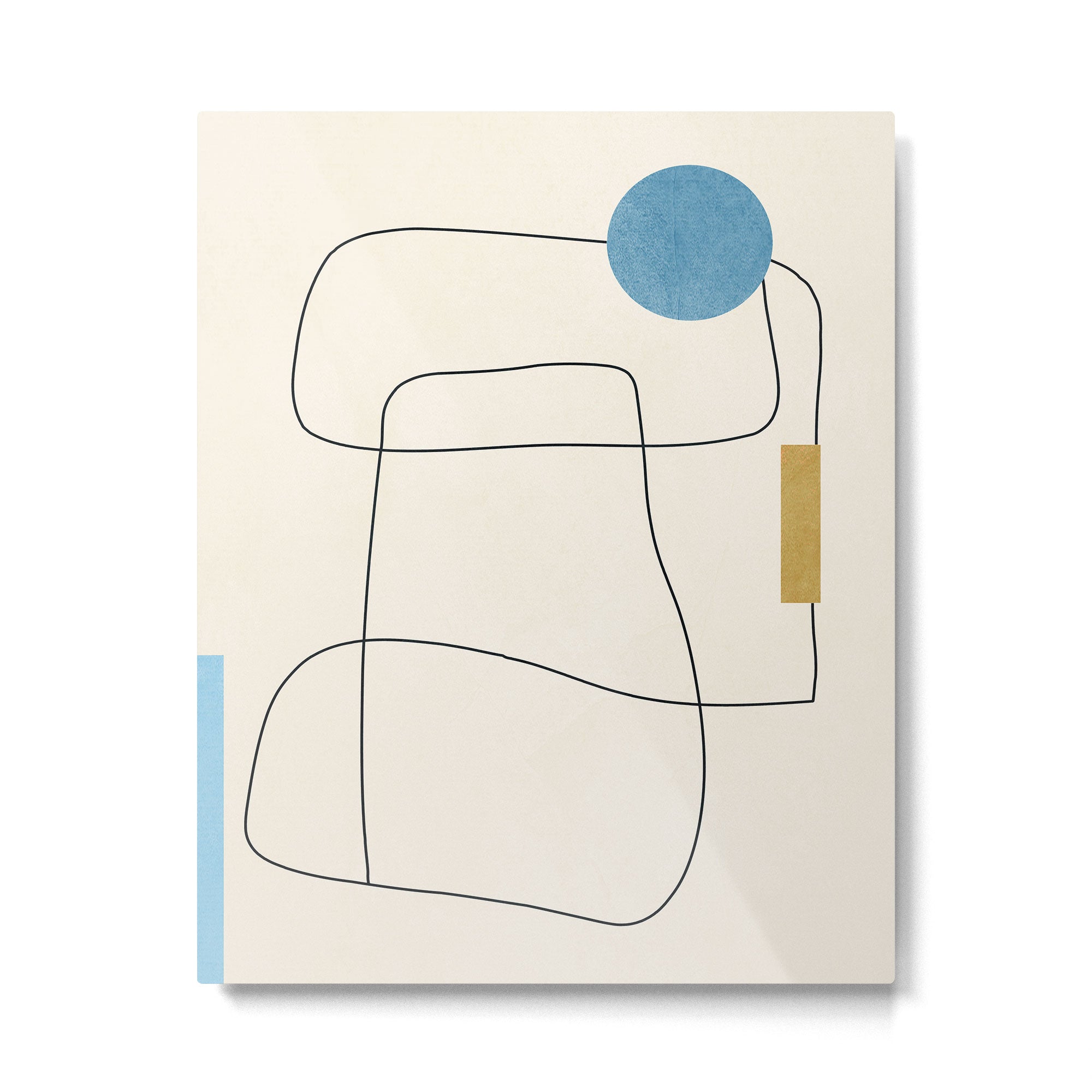 minimal geometric art Metal Print Gallery Image 4