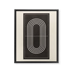 Minimal Geometric Line Art 4 Framed Canvas Print Gallery Image 6