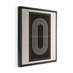 Minimal Geometric Line Art 4 Framed Canvas Print Gallery Image 2