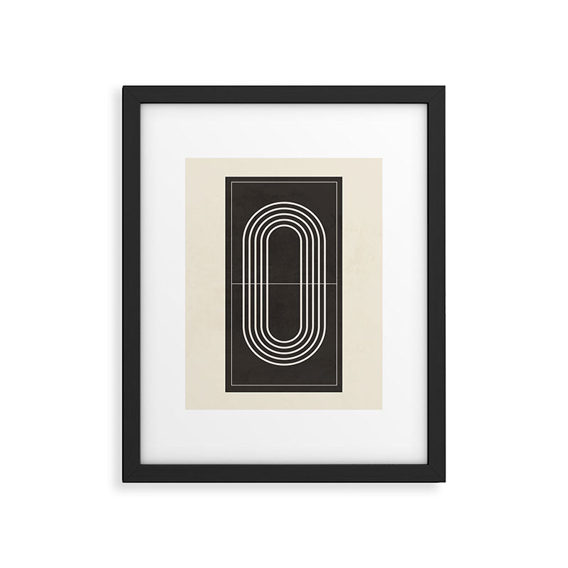 Minimal Geometric Line Art 4 Framed Art Print Gallery Image 5