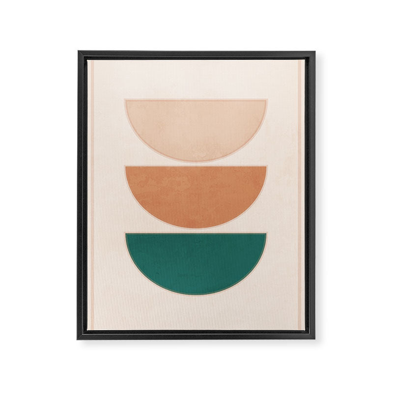 Minimal Geometric Shapes 105 Framed Canvas Print Gallery Image 6