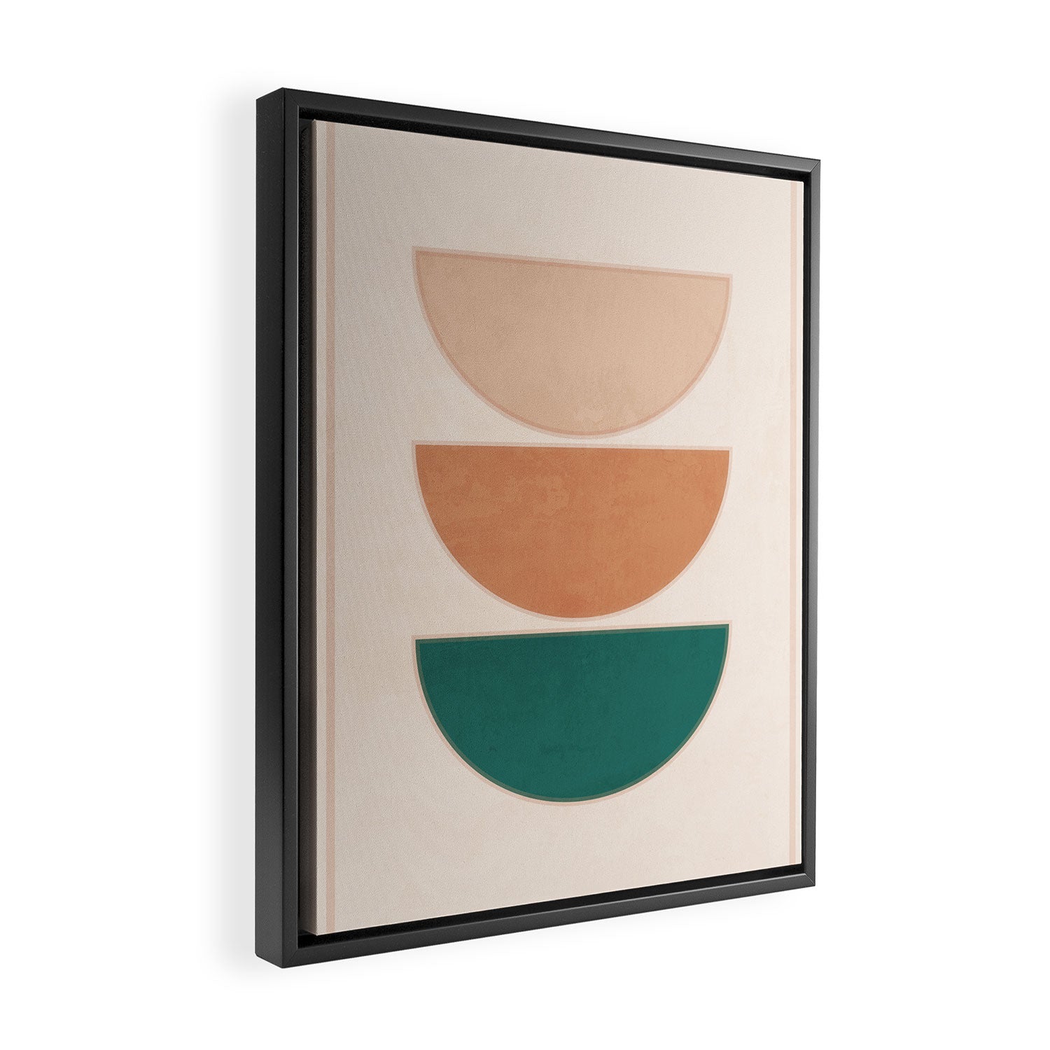 Minimal Geometric Shapes 105 Framed Canvas Print Gallery Image 2