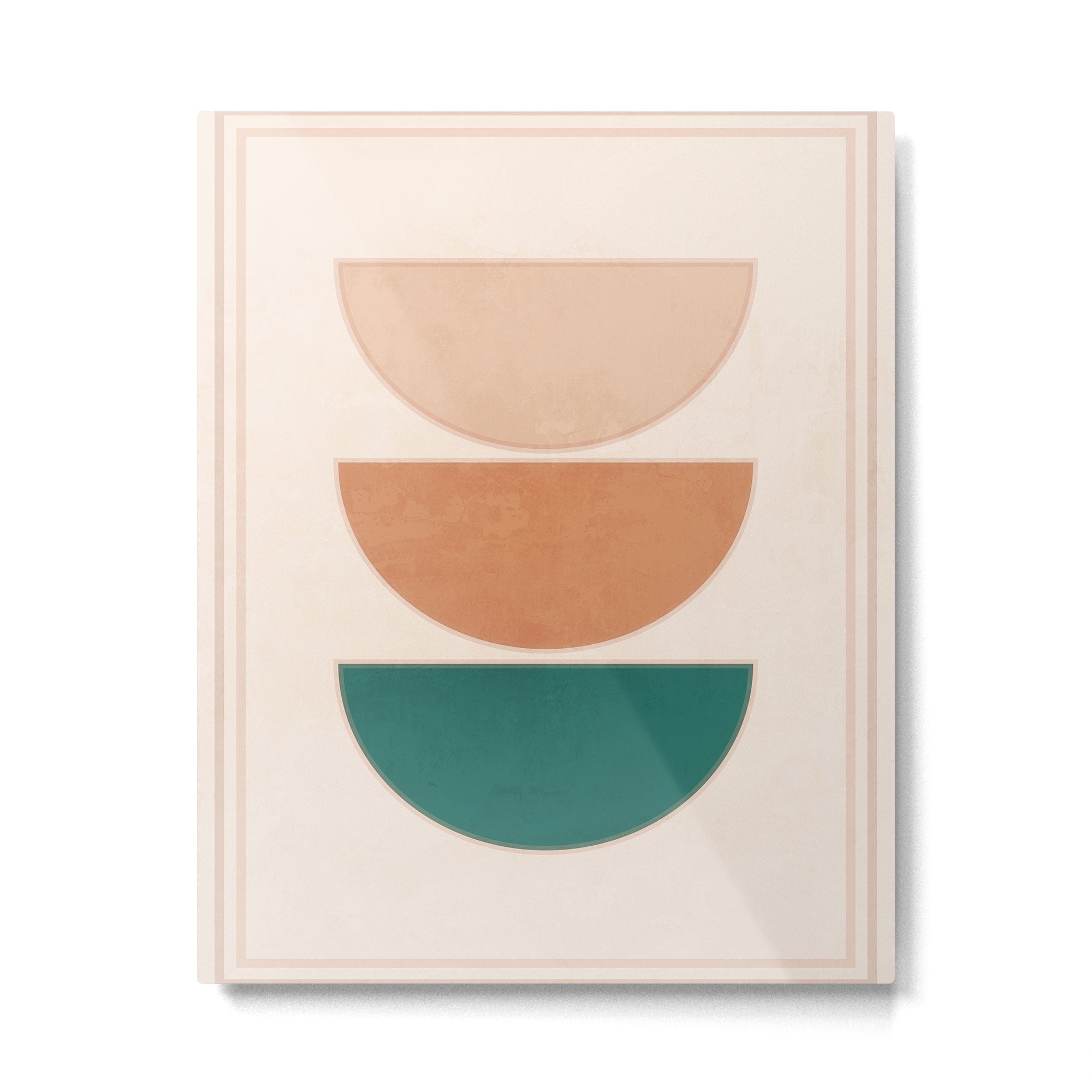 Minimal Geometric Shapes 105 Metal Print Gallery Image 4