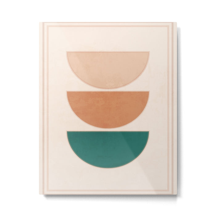 Minimal Geometric Shapes 105 Metal Print Gallery Image 1