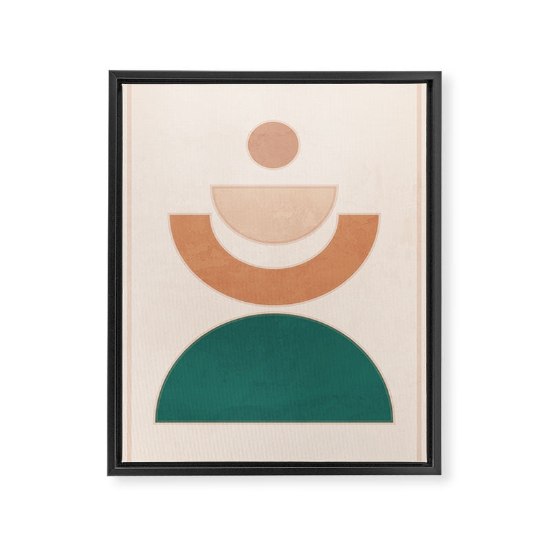Minimal Geometric Shapes 108 Framed Canvas Print Gallery Image 6