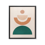 Minimal Geometric Shapes 108 Framed Canvas Print Gallery Image 6