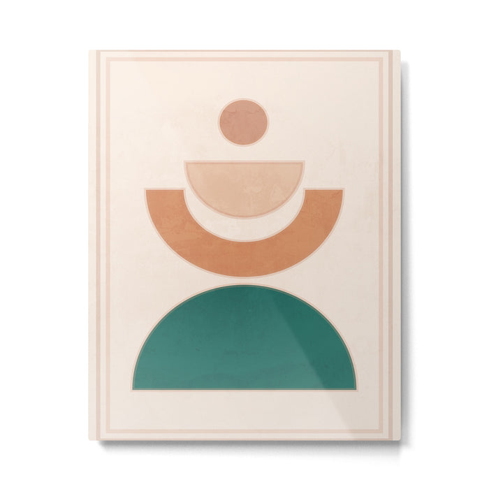 Minimal Geometric Shapes 108 Metal Print Gallery Image 1