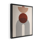 Minimal Geometric Shapes 151 Framed Canvas Print Gallery Image 2