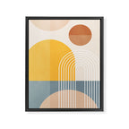 Minimal Geometric Shapes 164 Framed Canvas Print Gallery Image 6